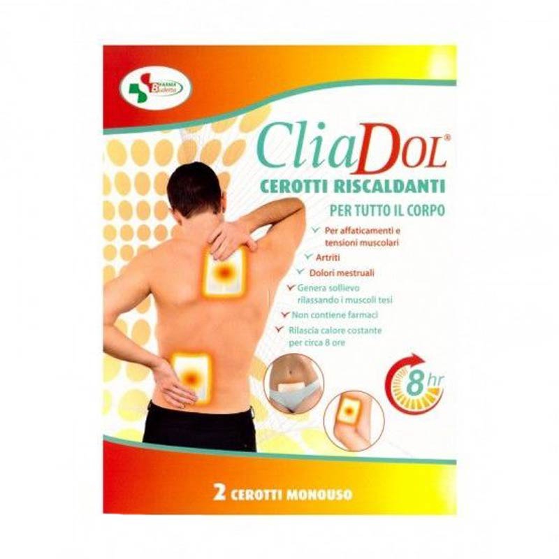 Budetta Farma Cliadol Cerotti Autoriscaldanti Schiena 2 Pezzi