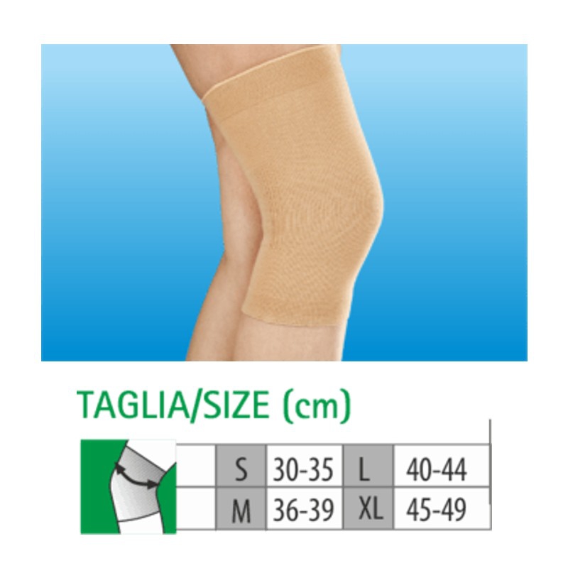 Budetta Farma Cliaortho Ginocchiera Cotone Beige L