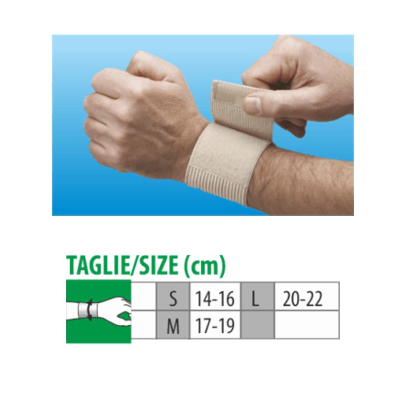 Budetta Farma Cliaortho Polsino Velcro Beige M