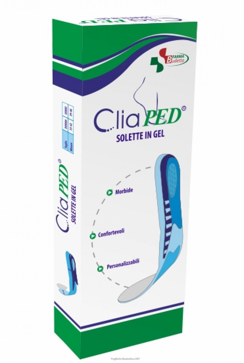 Budetta Farma Cliaped Soletta In Gel Uomo 2 Pezzi