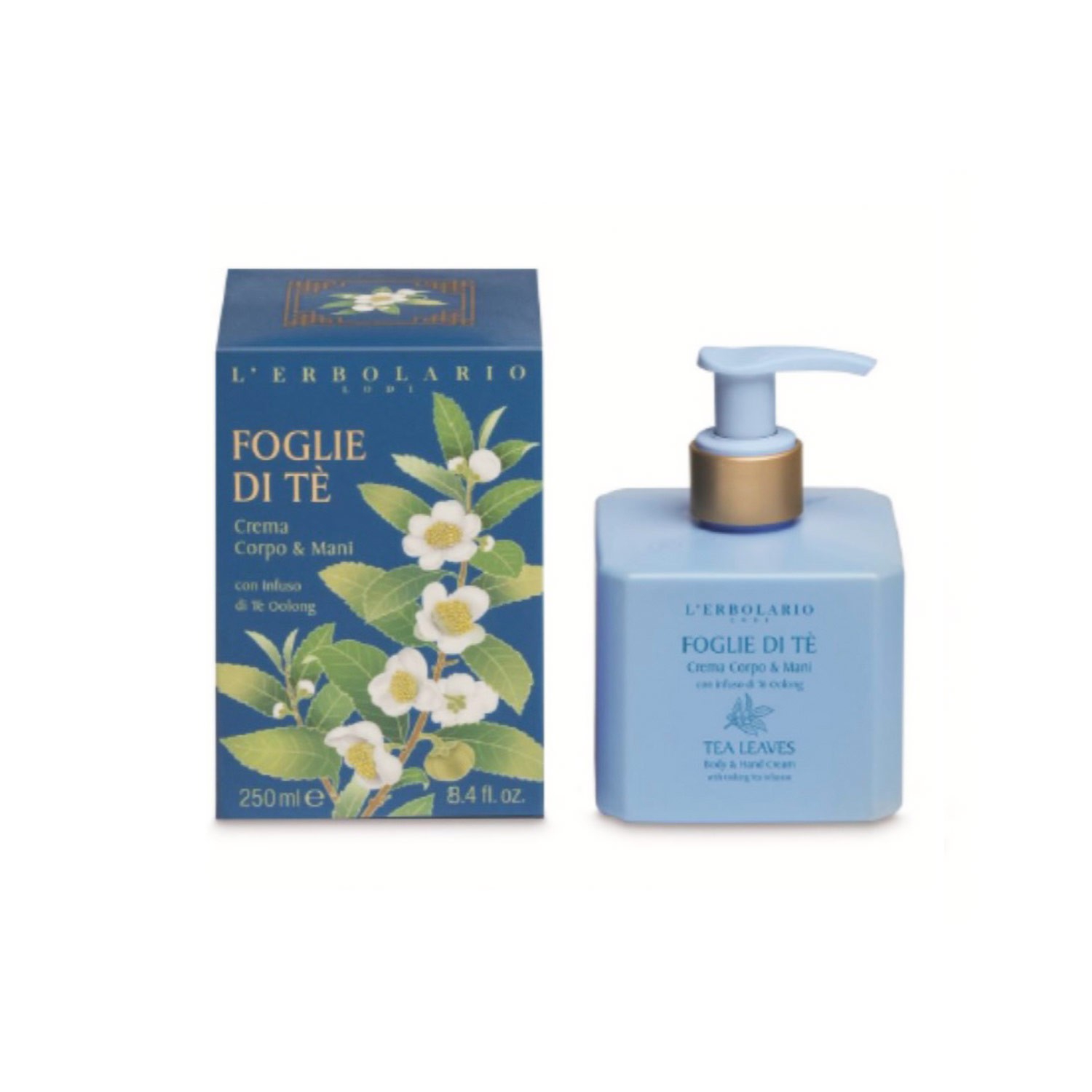 L'erbolario Foglie Di Te' Crema Corpo Mani 250 Ml