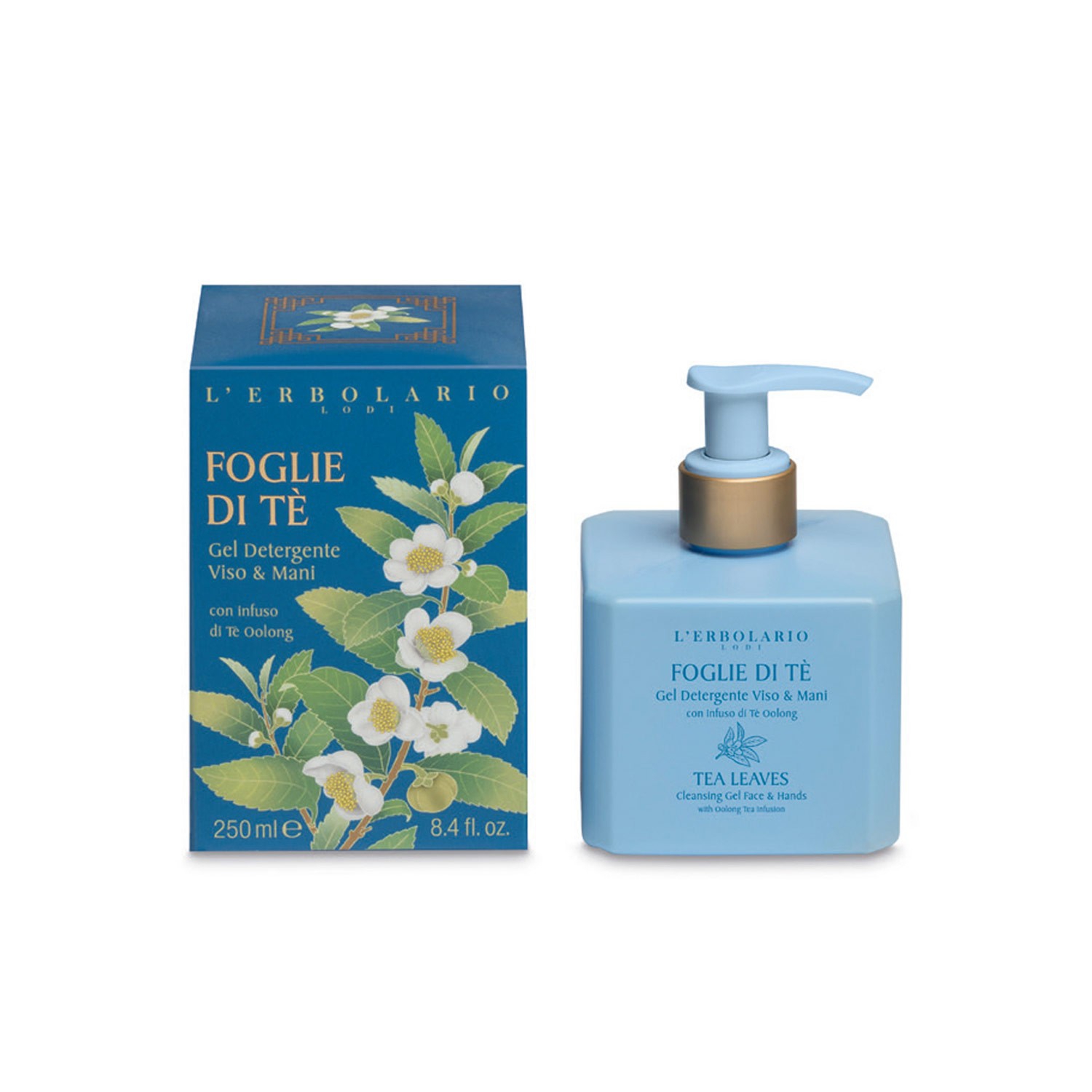 L'erbolario Foglie Di Te' Detergente Viso & Mani 250 Ml