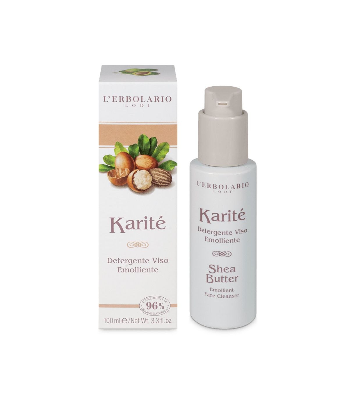 L'erbolario Karite' Detergente Viso Emolliente 100 Ml