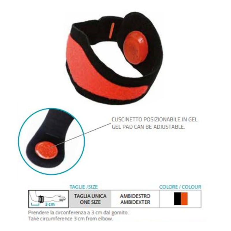 Safte Orione 251 Pressore Per Epicondilite Nero Unica