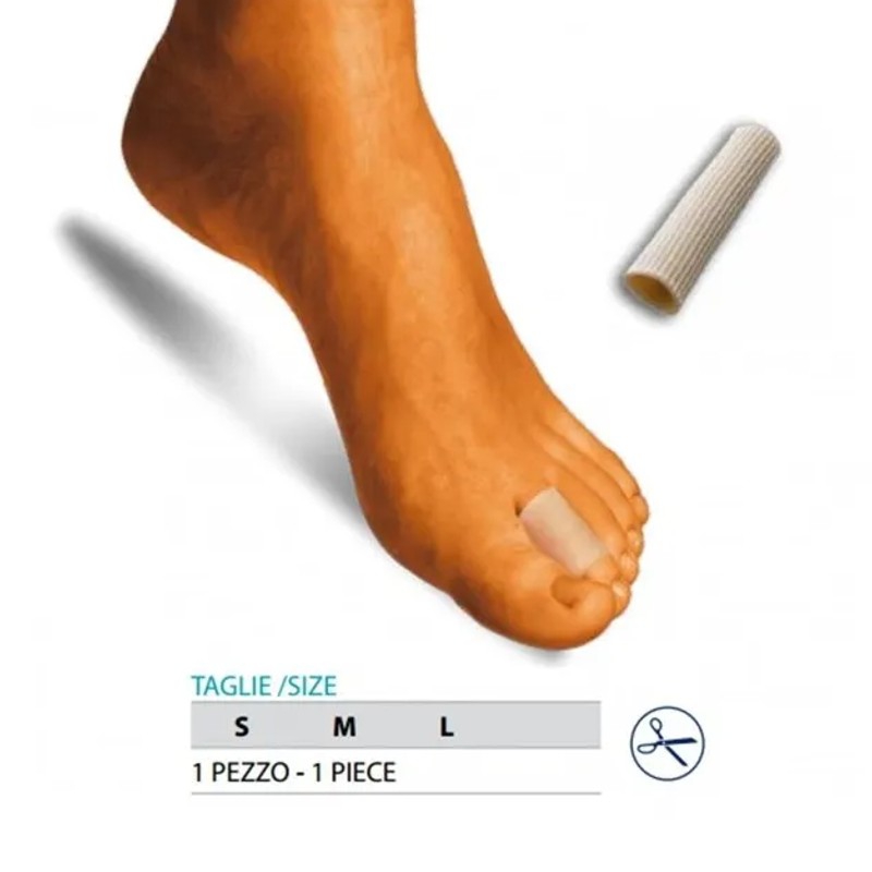 Safte Orione Ok Ped G106 Tubo Proteggi Dita Gel Polimero Rivestito S 1 Pezzo