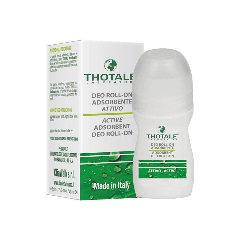 Cliawalk  Unipersonale Thotale Deodorante Adsorbente Roll On 50 Ml