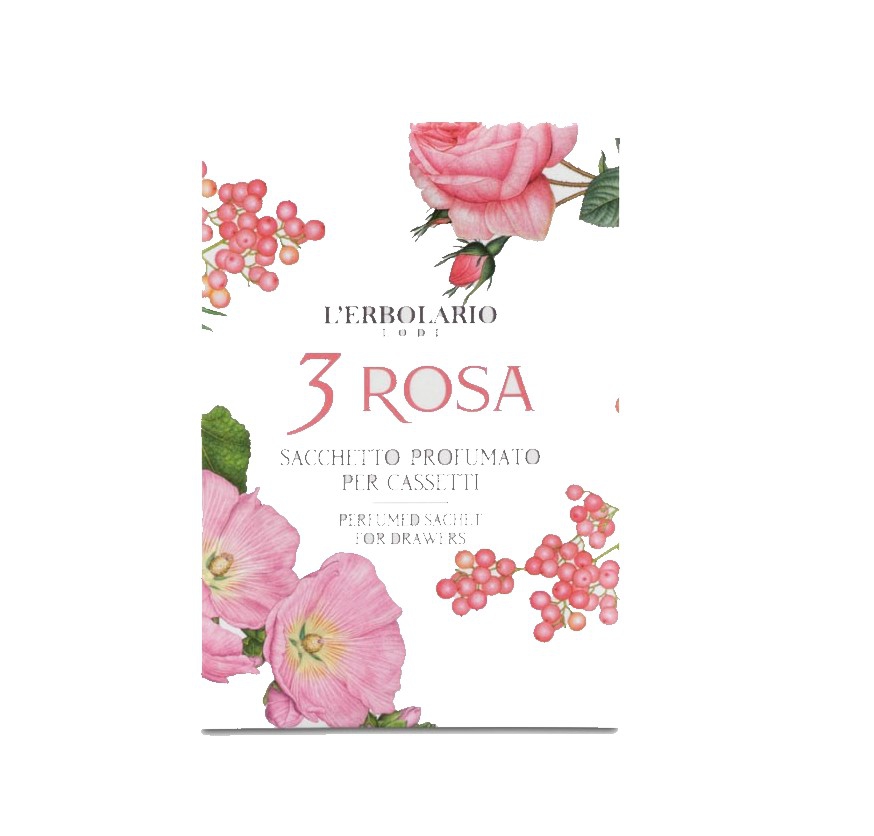 L'erbolario 3 Rosa Sacchetto Cassetto