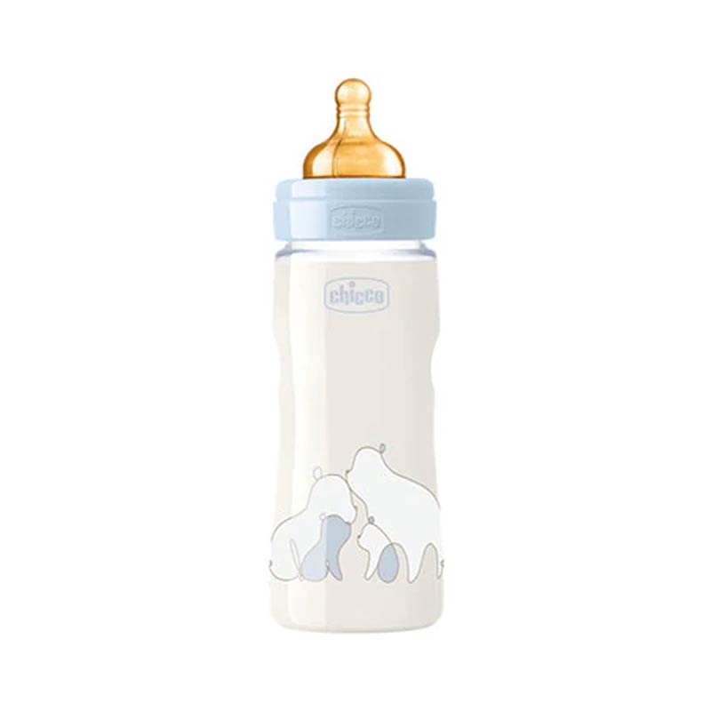 Chicco Biberon Original 330ml Touch Regular Boy Con Tettarella In Caucciu'