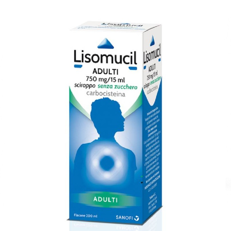 Lisomucil Tosse Muc 750 Mg/15 Ml Sciroppo Con Zucchero Flacone 200 Ml