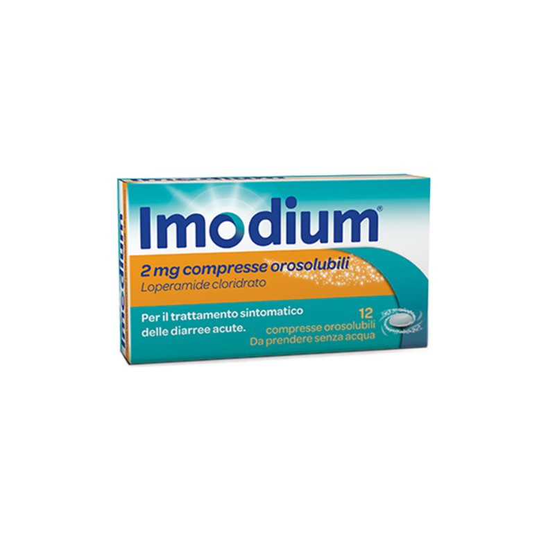 Imodium 2 Mg Compresse Orosolubili 12 Compresse