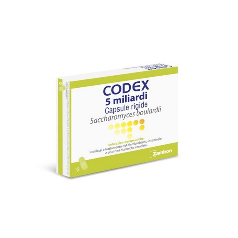 Codex 5 Miliardi Capsule Rigide, 12 Capsule In Blister Pvc/Al