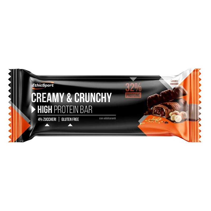 Es Italia  Brand Ethicsport Creamy&crunchy Barretta Proteica Cacao/nocciola 30 G