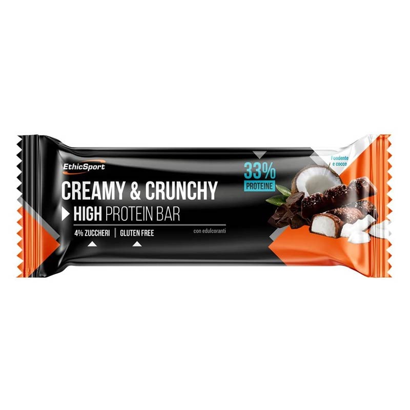 Es Italia  Brand Ethicsport Creamy&crunchy Barretta Proteica Fondente/cocco 30 G