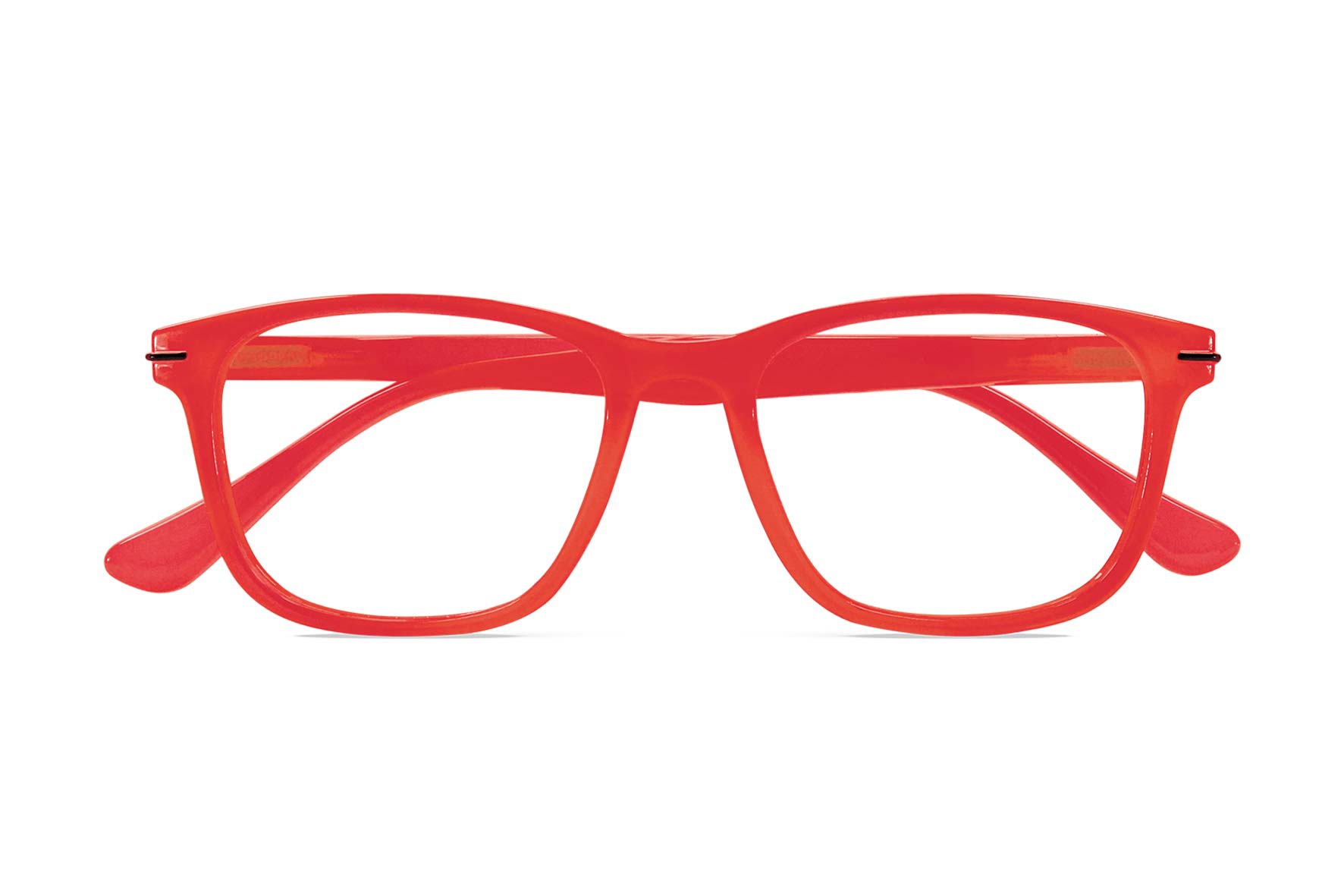 Occhiale Da Lettura Premontato Twins Silver Flam Rosso +2,50