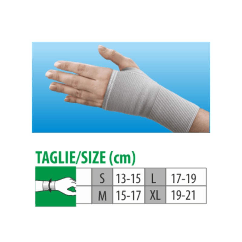 Budetta Farma Cliaortho Polsiera A Manopola Grigio M