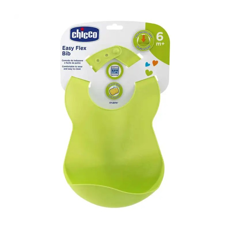Chicco (artsana) Chicco Bavaglina Rigida 6m+ Verde
