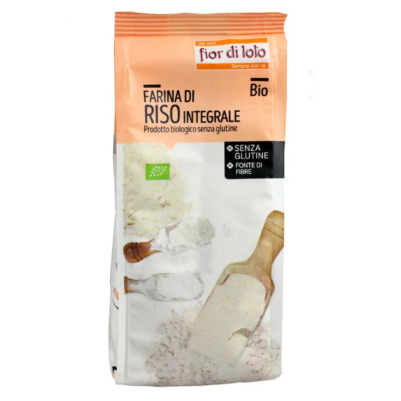 Biotobio Farina Riso Integrale Senza Glutine Bio 375 G