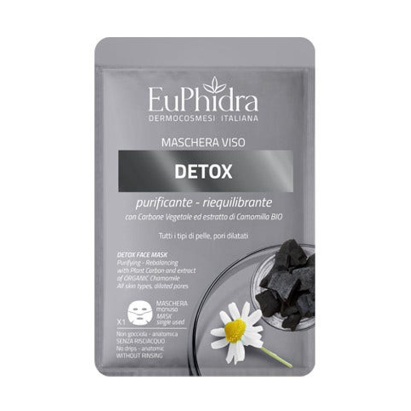 Zeta Farmaceutici Euphidra Maschera Viso Detox 1 Pezzo