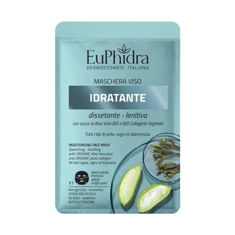 Zeta Farmaceutici Euphidra Maschera Viso Idratante 1 Pezzo