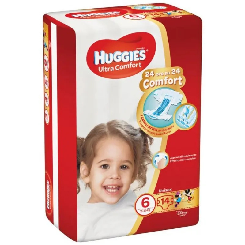 Kimberly Clark Italia Huggies Ultra Comfort Bas6 14p