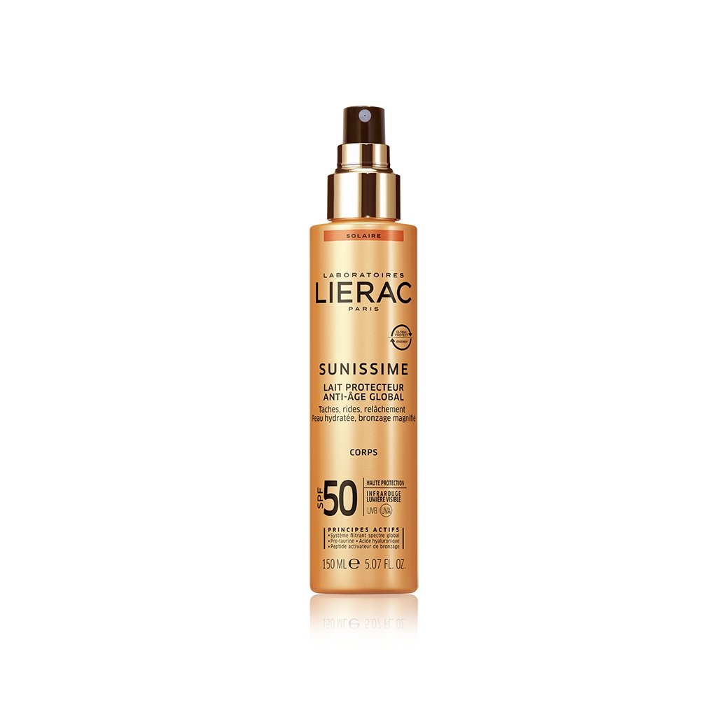Lierac Linea Sole Sunissime SPF50 Latte Energizzante Anti-Age Global Corpo 150ml