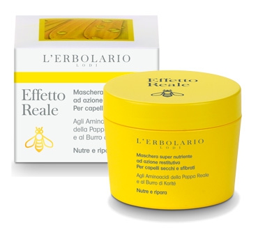 L'Erbolario Linea Capelli Effetto Reale Maschera Nutriente Restitutiva 150 ml