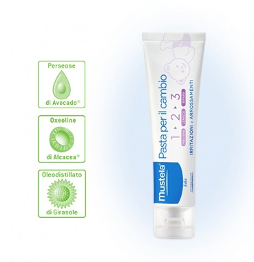 Mustela Linea Cambio Pannolino Pasta Cambio 123 Lentiva Protettiva 50 ml