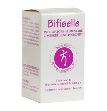 Bromatech Linea Intestino Sano Bifiselle Fermenti Integratore 30 Capsule