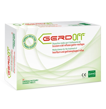 Sofar Linea Dispositivi Medici Gerdoff Azione Meccanica 20 Compresse Masticabili