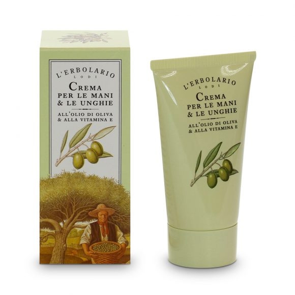 L'Erbolario Linea Mediterranea Olivo Crema Nutriente Mani ed Unghie 75 ml