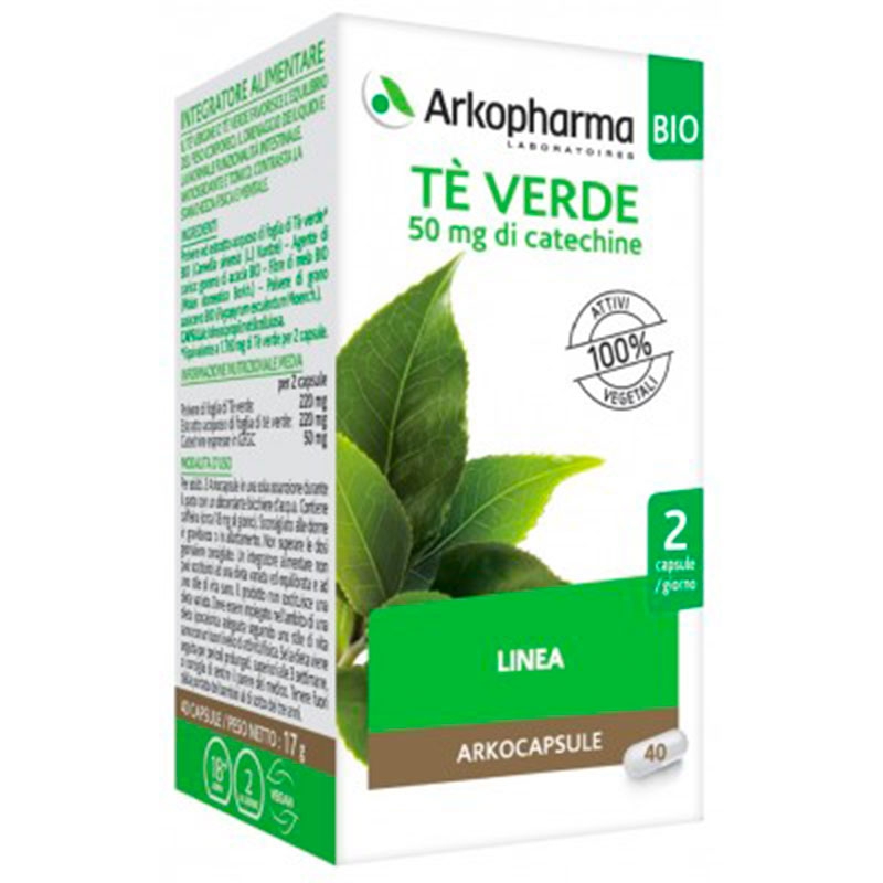 Arkocapsule Linea Snellezza T Verde Bio 40 compresse