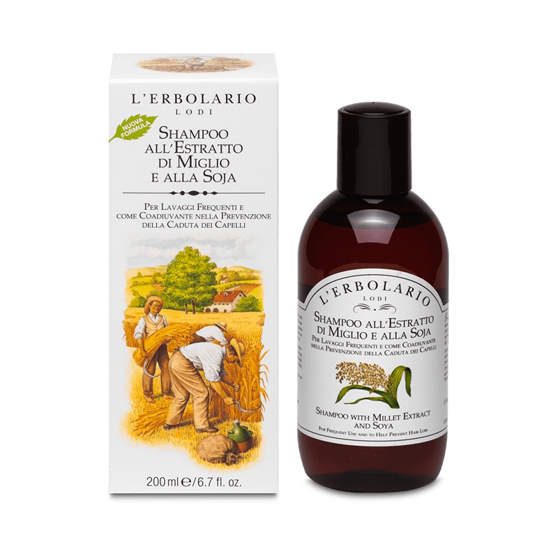 L'Erbolario Linea Shampoo & Shampoo Miglio e Soja 200 ml