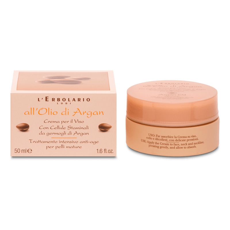 L'Erbolario Linea All'Olio di Argan Crema Viso Anti-Age 50 ml